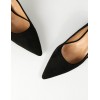 Pointed Suedette Heels