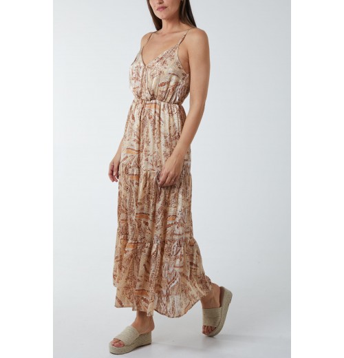 Paisley Wrap Dress