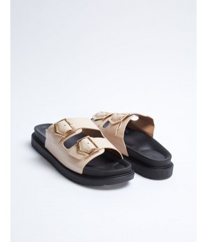 Double Buckle Sandals